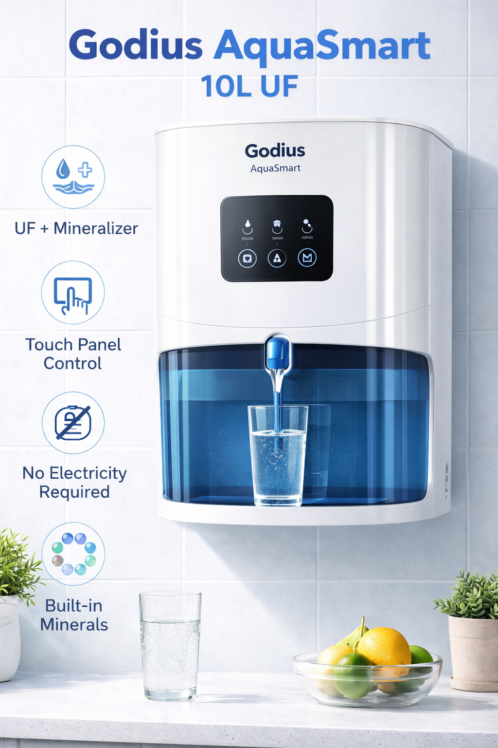 Godius AquaSmart 10L UF