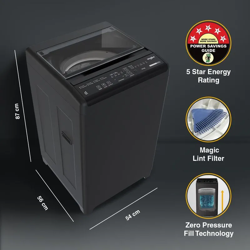 Magic Clean 6kg 5 Star Fully Automatic Top Load Washing Machine - Image 5