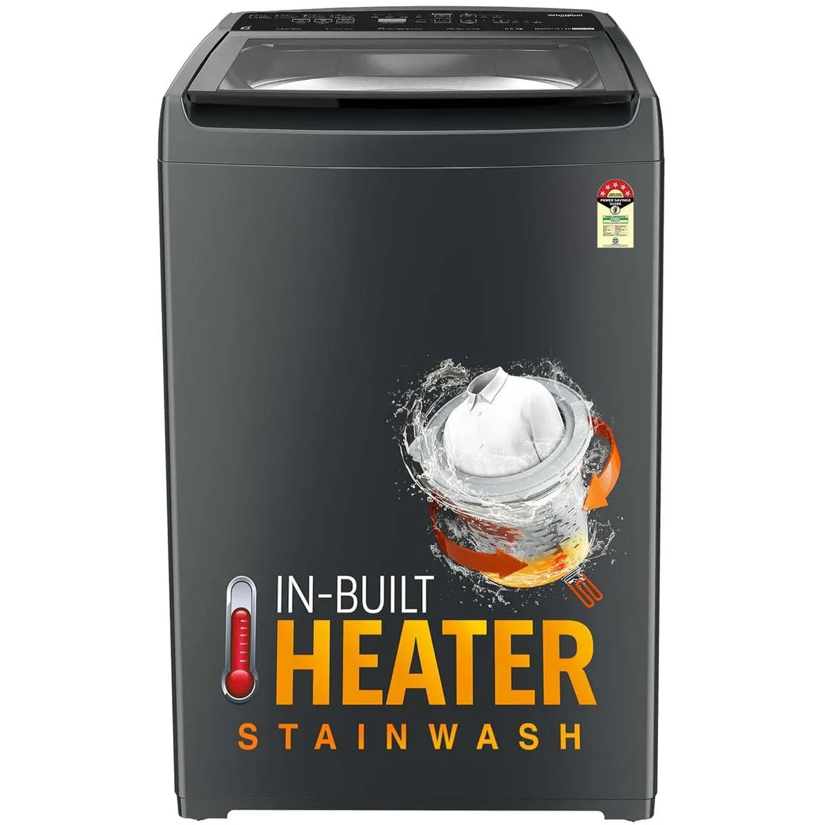 Stainwash Royal Plus 7.5kg 5 Star Fully Automatic Top Load Washing Machine with In-Built Heater