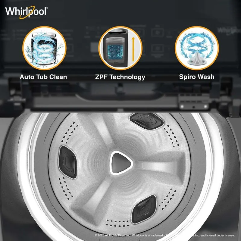 Stainwash Royal Plus 7.5kg 5 Star Fully Automatic Top Load Washing Machine with In-Built Heater - Image 5