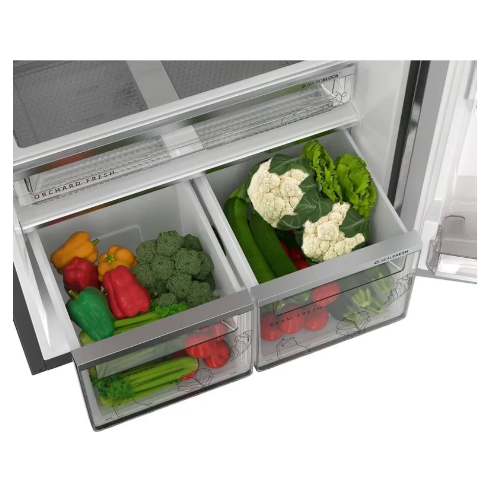 Intellifresh 431L 2 Star Convertible Frost Free Double-Door Refrigerator - Image 4