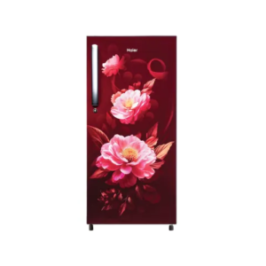 Haier 190L 2 Star Red Voila Finish Direct Cool Single Door Refrigerator